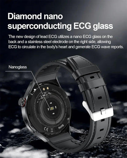 2026New For Man Smartwatches Outdoor Sport Smart Watch Men 1.43“ HD AMOLED Screen ECG physical examination BT5.0 Call smartwatc
