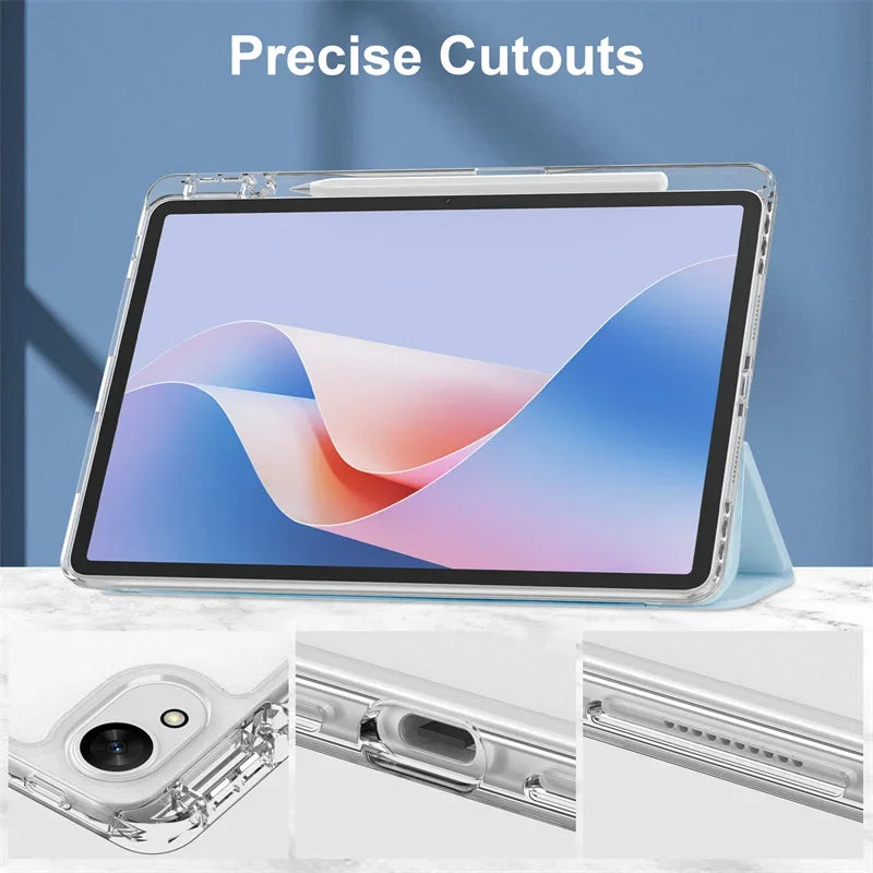 Funda For Huawei MatePad 11.5 2025 Case with Pen Holder Acrylic Clear Hard Stand Cover For Huawei MatePad 11 5 2025 Case TXZ-W09