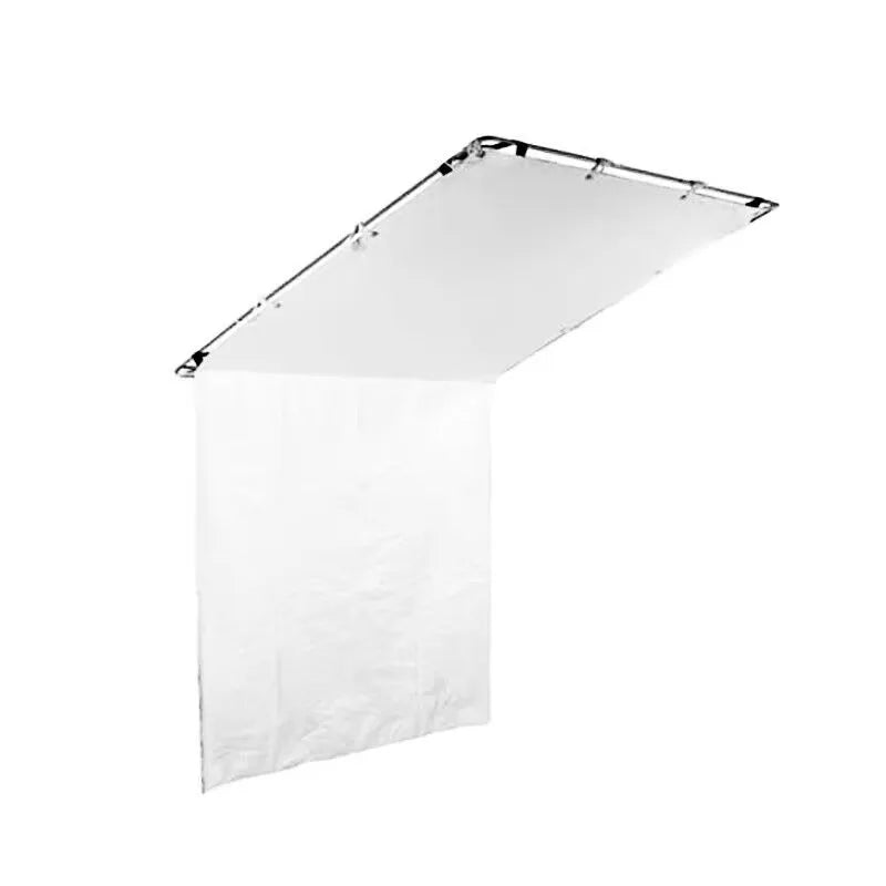 4'x4' 4x4 Ultra Bounce black / white 2in1 Floppy Flag 48"x48" (Cloth Only, without frame)