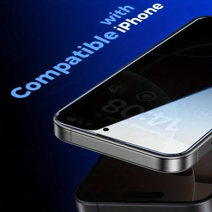 4Pcs Anti Spy Screen Protector for iPhone 17 16 15 14 Pro Max Air 15 16 Plus 13 11 12 Pro XR XS Max 9H Hardness Tempered Glass