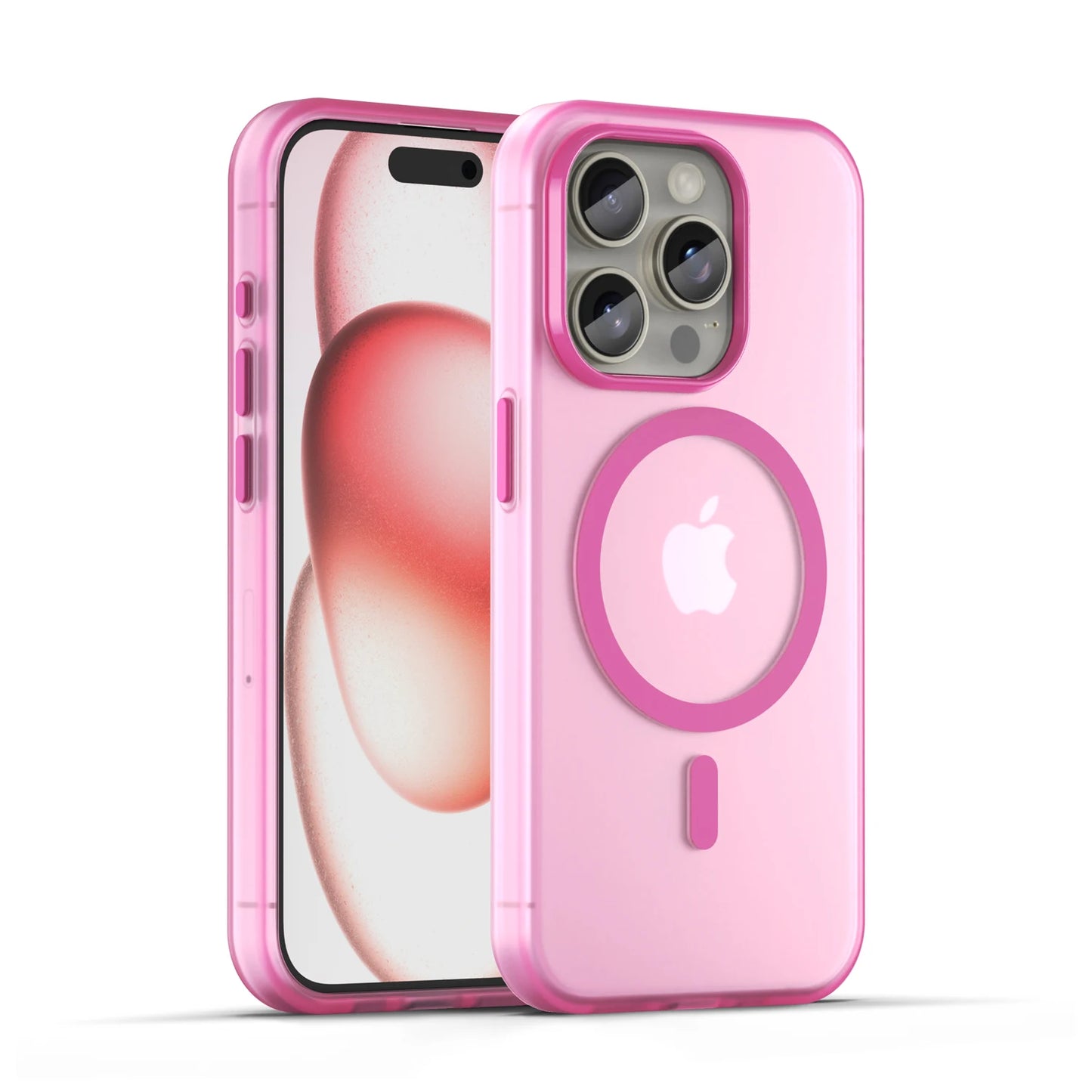 Magnetic Wireless Charge For Magsafe Case for iphone 17 Air 16E 16 15 14 13 12 11 iphone17 Pro Max Plus Matte TPU Bumper Cover