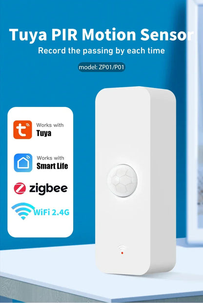 WiFi Zigbee PIR Motion Sensor Smart Home Human Body Infrared Detector Security Smart Life Works With Alexa Google Home