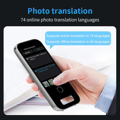 Scan Translation Machine Support 148 Language Translator Device AI Translator With ChatGPT Translator offlin Translation Tourism