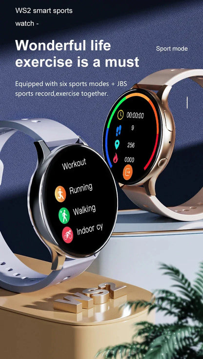 2025 Men Bluetooth Call SmartWatch Heart Rate Blood Pressure Monitor Smartwatch IP67 Waterproof Women Smartwatch For Android IOS