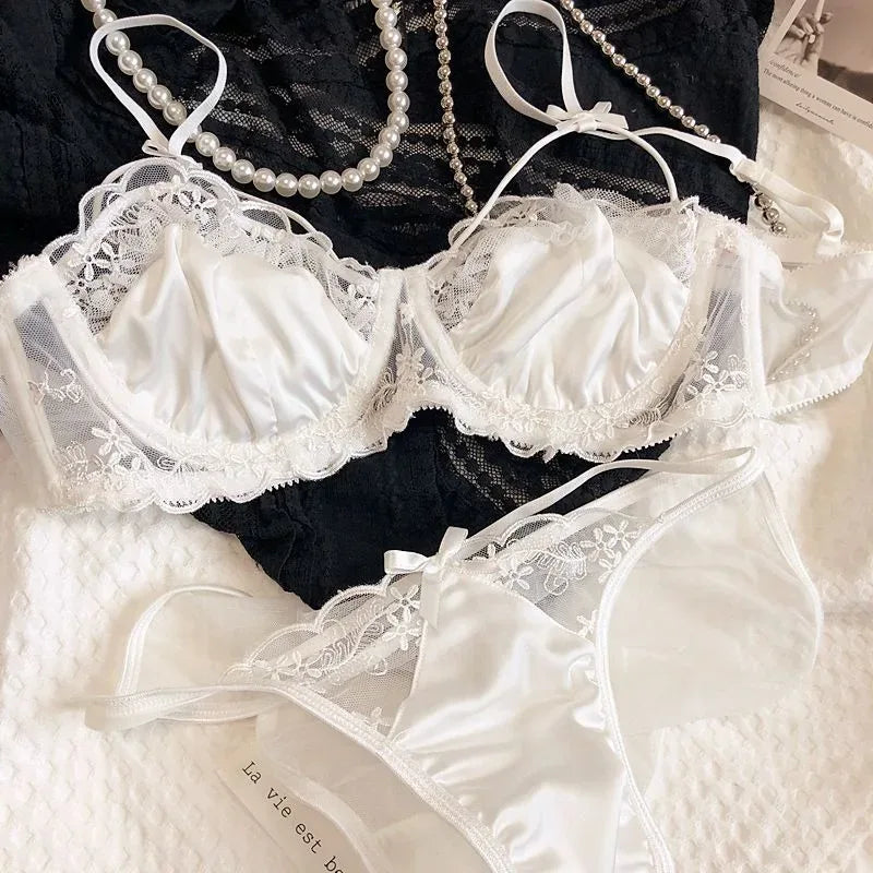 Women Sexy Bodies Lingerie Set Lace Sexy Uniforms Romantic See Through Valentine's Day Bed Vacation Summer Spring Home Outfits
