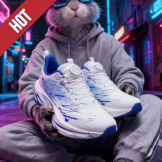 Fluorescence Running Shoes CarbonBoard Marathon Men Sports Casual Tenis Breathable Womens Comfortable Athletic Nonskid Sneakers