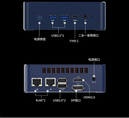 MOREFINE M9S Mini PC 12th Gen Intel i3 N305 N300 N200 ES QS PCIE3.0x4 2xLAN Home /Office Computer Windows 11 NUC WiFi6 Firewall