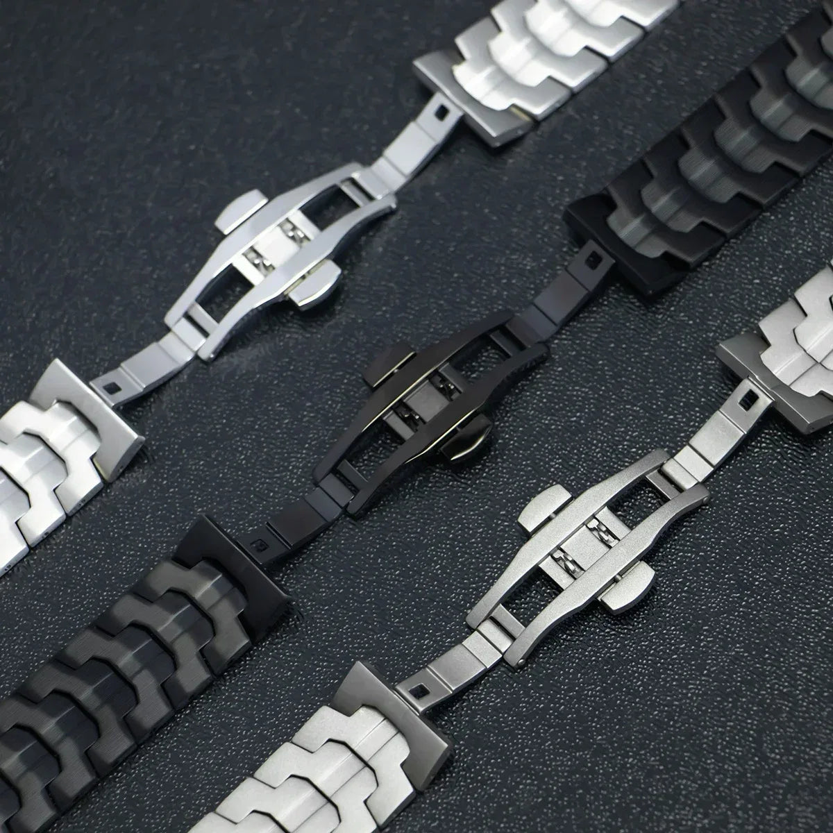 Steel Strap for Huami Amazfit T-rex 3/2 Trex Pro Metal Watch Band for Amazfit T-Rex Ultra Butterfly clasp Smartwatch Accessories