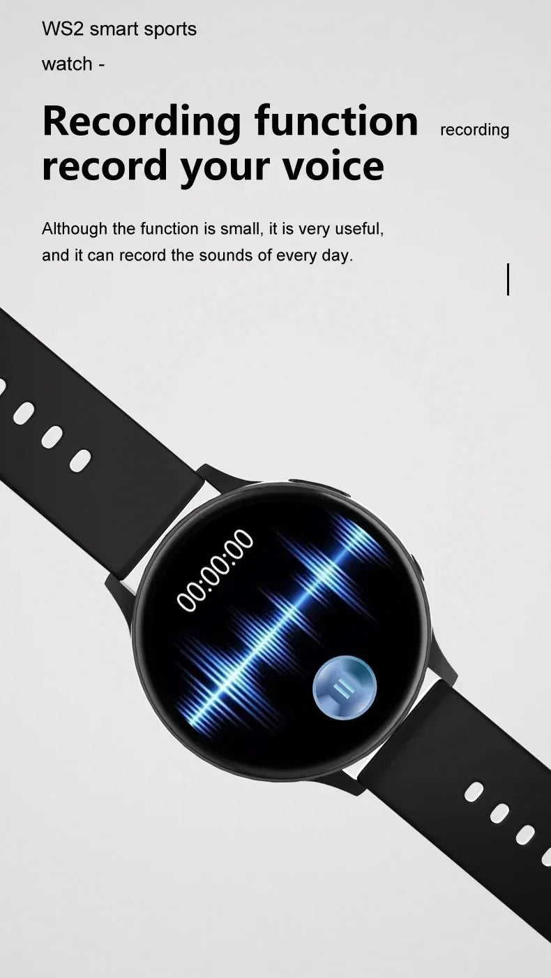 2025 Men Bluetooth Call SmartWatch Heart Rate Blood Pressure Monitor Smartwatch IP67 Waterproof Women Smartwatch For Android IOS