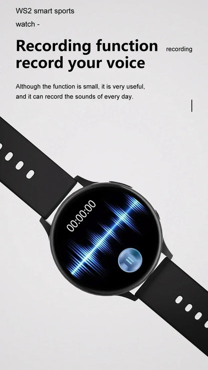 2025 Men Bluetooth Call SmartWatch Heart Rate Blood Pressure Monitor Smartwatch IP67 Waterproof Women Smartwatch For Android IOS
