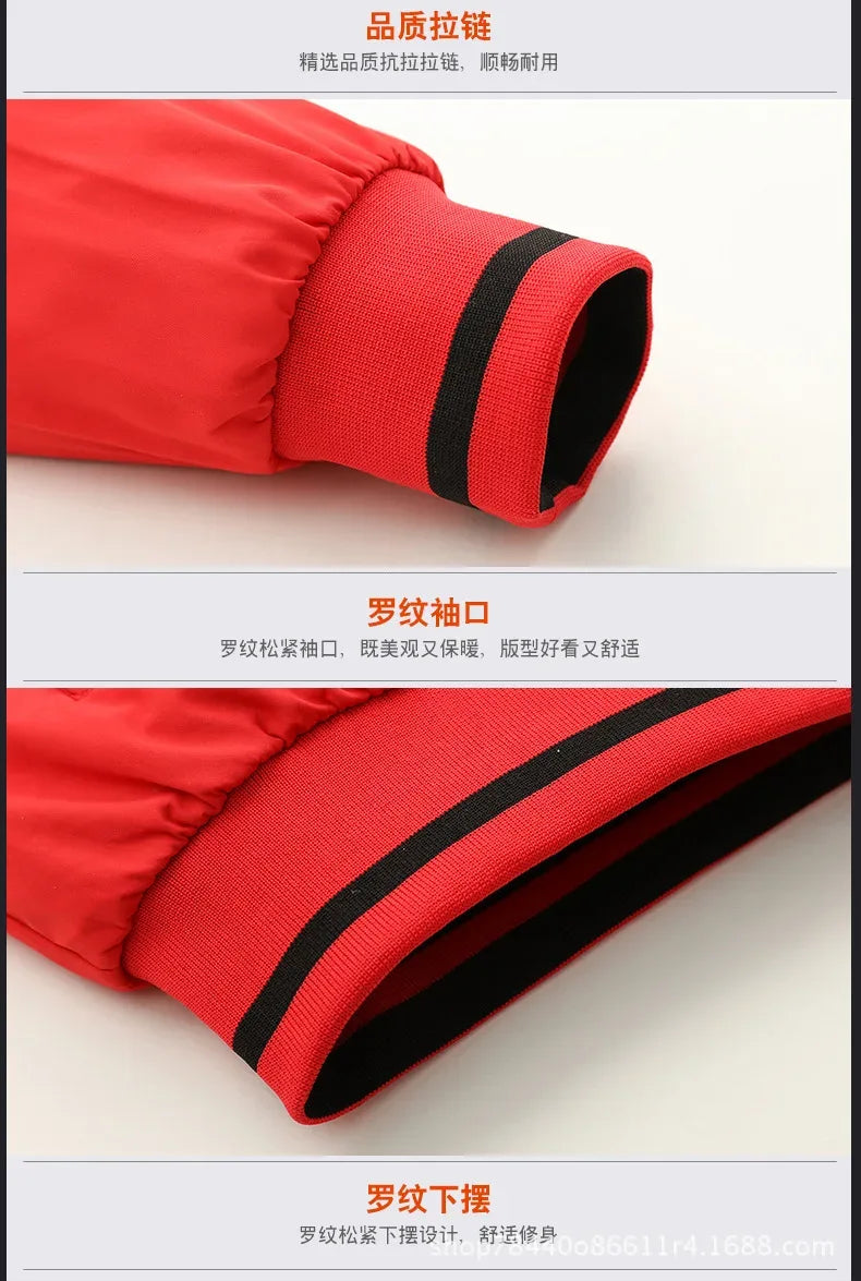 Red Jacket Men New Spring Double Side Wear Coat Sportswear Clothes Top Plus Size 5XL Bomber Jacket Veste Jaqueta Masculina