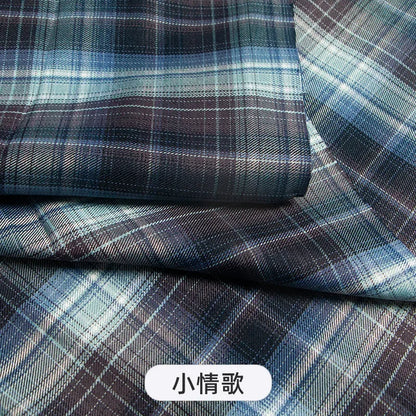 Plaid Fabric By The Meter for Japanese Jk Uniform Skirts Clothing Hair Band Clothes Pillowcases DIY Sewing Textile Anti Wrinkle