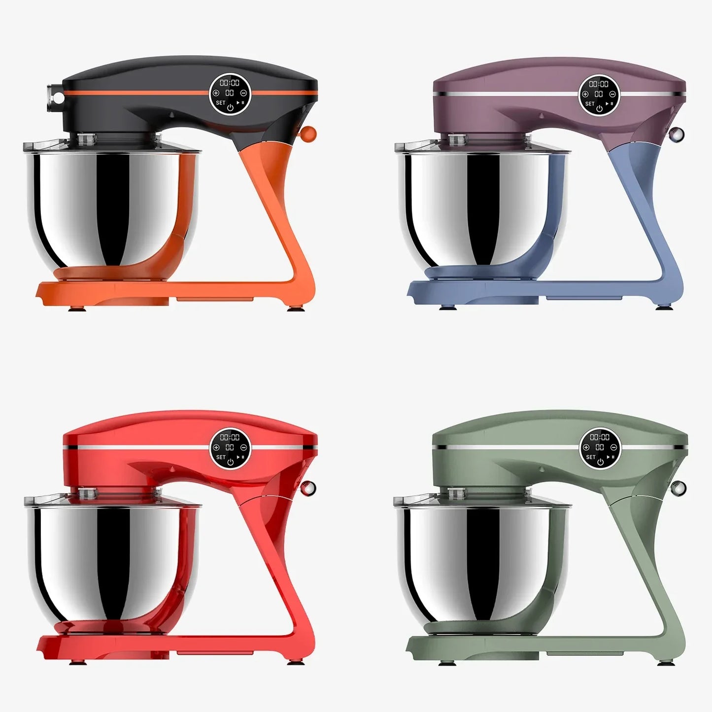 New Arrival High Quality 6.5L Stand Mixer Ultra-Silent Multifunction Home Type Dough Kneading Machine Mixing Bowl New Arrival