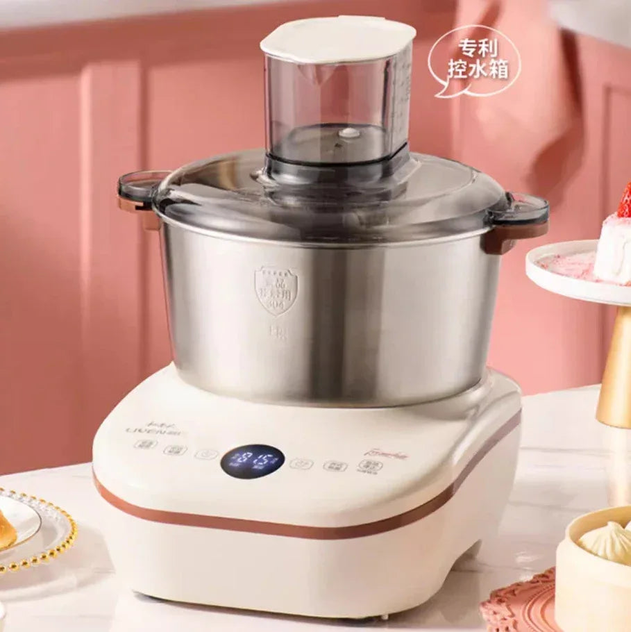 Compact Automatic Stand Mixer Dough Kneading Fermentation All-in-One Multifunctional Machine for Home