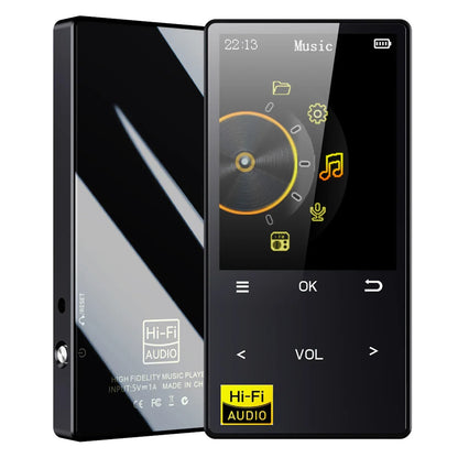 Hi-Fi MP3 Player with Bluetooth and WiFi Lossless DSD High Definition Portable Hi-Fi Digital Audio Music Player Voice Recorder