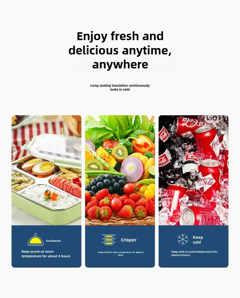 Portable Lunch Bag Food Thermal Box Waterproof Office Cooler Lunchbox With Shoulder Strap Insulated Case Essential for picnics