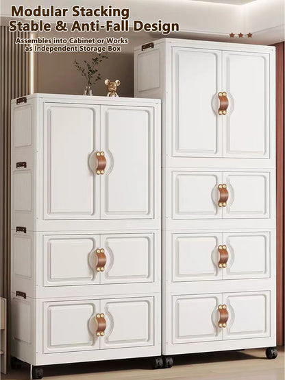 Locker Locker Locker Household Locker Clothes Installation Free Plastic Multi Layer Foldable Large Capacity Practical Cabinet
