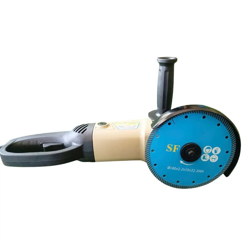 SF180 1700W 8500 RPM Brushed Motor Heavy Duty 180mm Handheld Aluminum Alloy Trigger Angle Grinder Industrial Electric Polishing