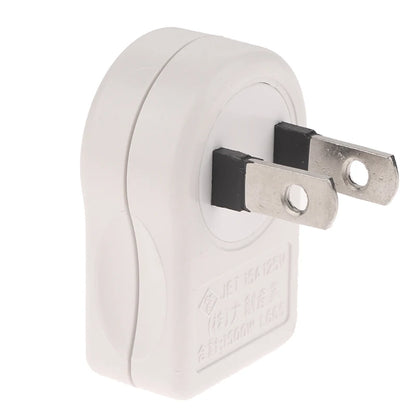 1Pcs US 2PIN 360 Angle Rotatable Power Socket Plug Adapter Foldable Travel Aadapters Power Converter Plug Electrical Socket