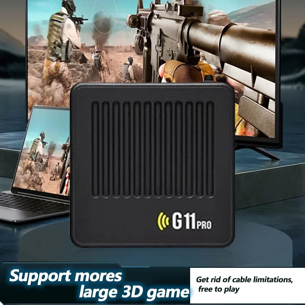 G11 Pro Game Box Video Game Console Built in 10000+ Retro Games with 2.4G Wireless Gamepad 4K HDMI-Compatible Game Stick TV BOX