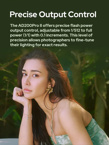 Godox AD200PRO II 200W Out-door Pocket Flash AD200PROII TTL HSS Speedlite Bi-color Modeling Lamp With X2T/X3/X3PRO/XPRO/XPROII