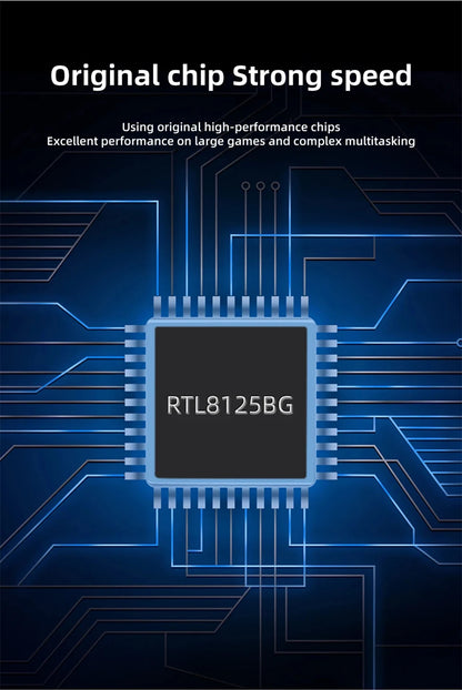 2.5G PICE To RJ45 Network Card RTL8125B chip 2500Mbps RJ45 PCI Express Converter Lan Ethernet Gigabit Adapter For Win7/8/10/11