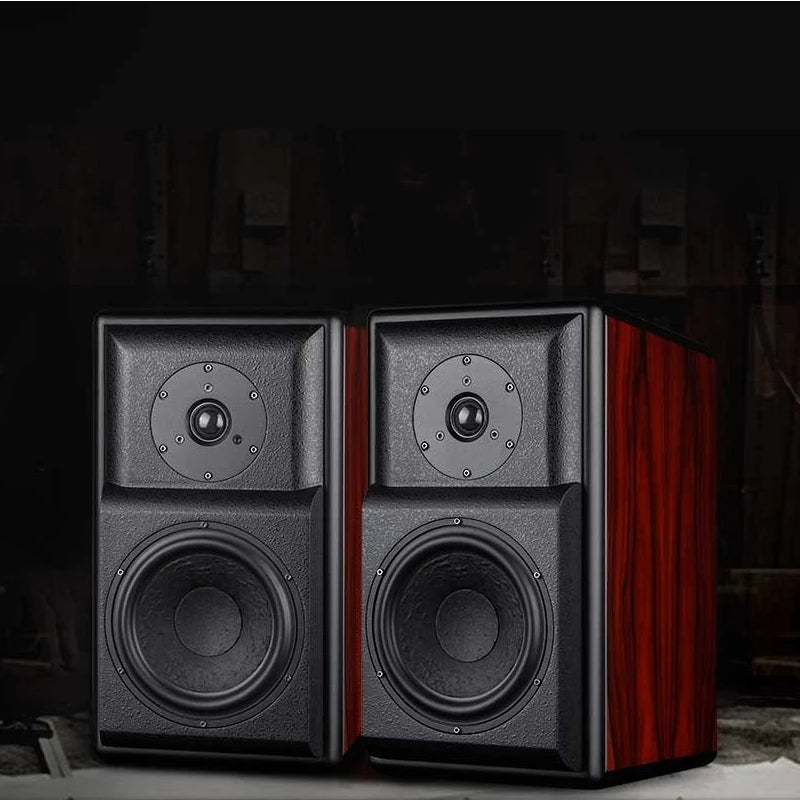 Winner TD-3 Hi-Fi Passive Bookshelf Speakers, 2.0 Stereo Wooden Enclosure Audiophile System for Home Audio