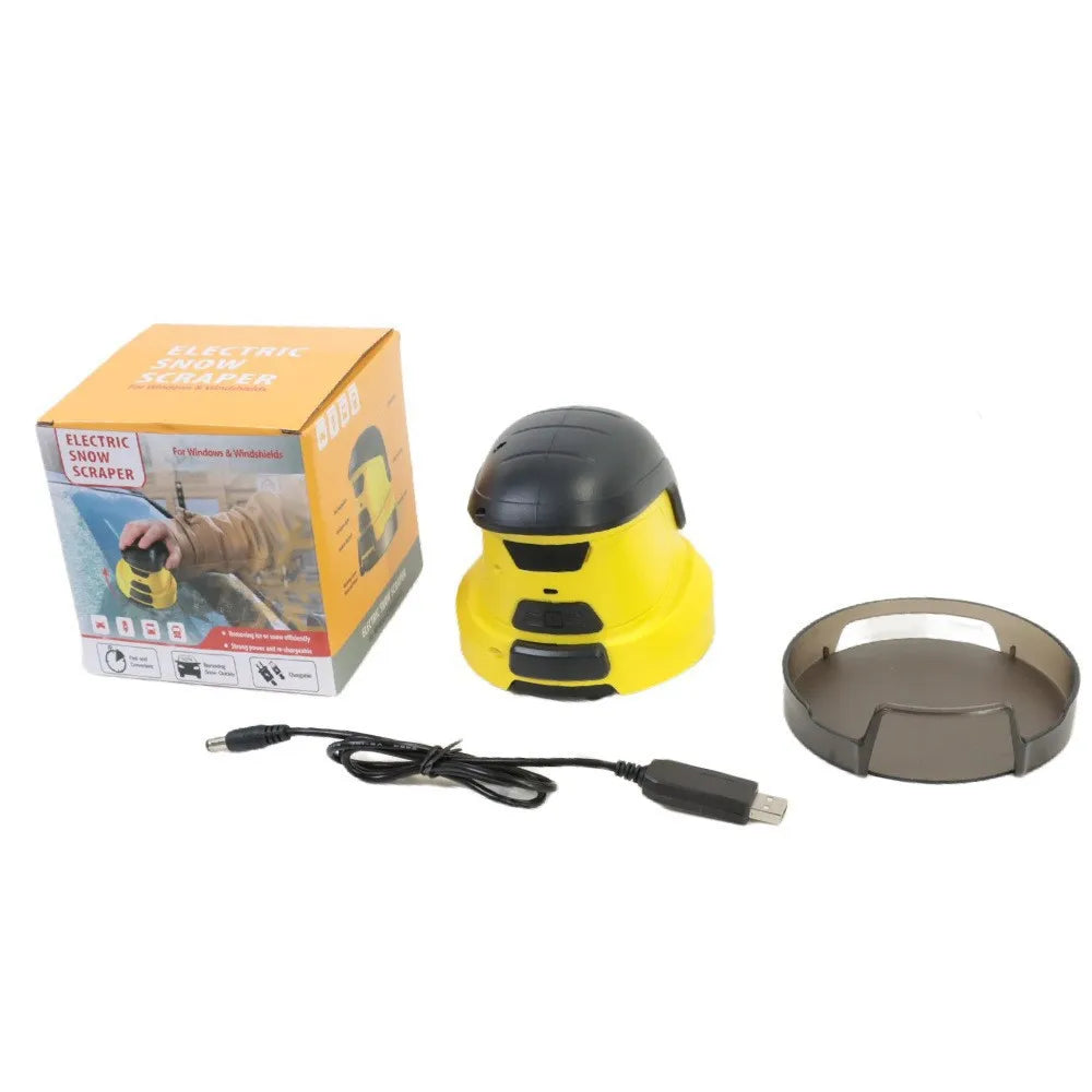 Electric Car Snow Scraper Ice Scrapers For Auto Windshield Ice Remover Scratch-Free Glass Handheld Electric Snow Scraper