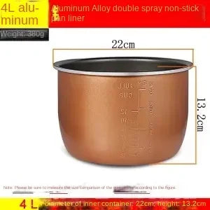 Electric pressure cooker liner multicooker bowl 4L 5L 6L liter non-stick pan double spray thickening