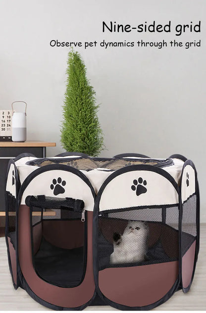 S/M/L Cat Delivery Room Detachable Summer Pet Tent Outdoor Dog Bed Folding Dog Fance Cat Nest Dog Enclosure Cage for Cats Dogs
