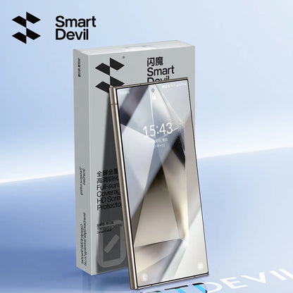 SmartDevil Tempered Glass for Samsung S24 Ultra S24 Screen Protector Full Screen Cover Privacy Anti-fingerprint