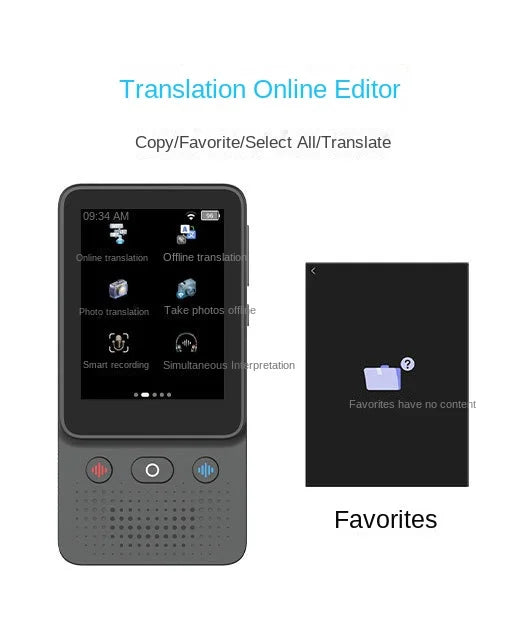 AI Intelligent Voice Translation Machine for 138 Online Languages, Photo Translation, Recording, Transcription, and Translation