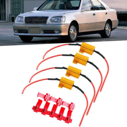 2Pcs Car LED Canbus Decoder 25W 25Ohm Load Resistors for Automobile Turn Signal Lantern License Plate Lamp Resistors Resistance