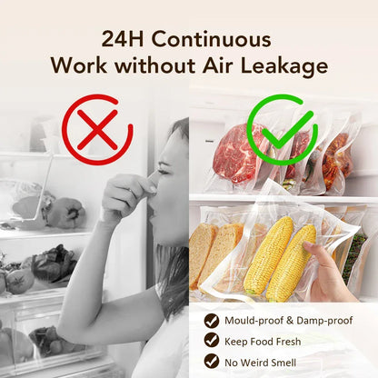 280/200mm 110/220V Heat Seal Machine Household Impulse Vacuum & Power Suction Food Meat Plastic Bag Sealer Kitchen Fruit Storage