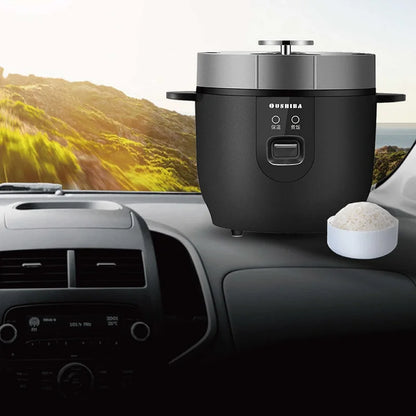 24V Car Electric Cooking Pot Non-stick Rice Cooker Portable Food Heater Multi-function Pot Truck Auto Keep Warm Pot 1.5L