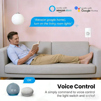 Melery Wall Socket WIFI Tuya Smart Australia Plug USB Type-C 30W Argentina Outlet Power Touch Sensor Remote by Alexa Google Home