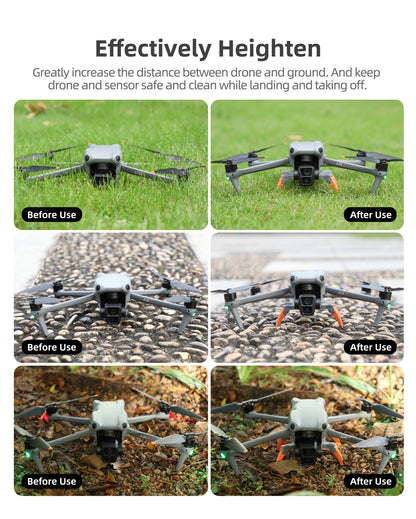 Foldable Extended 36mm Landing Gear Leg For DJI Air 3S Drone Accessories Splitting Tripod Training Kit for DJI Air 3