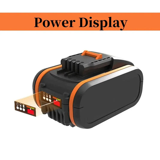 Pour Worx WA3551 4.0-10Ah batterie 20V batterie pour outil électrique sans fil WA3572 WA3553 WX390 batterie de rechange🛒