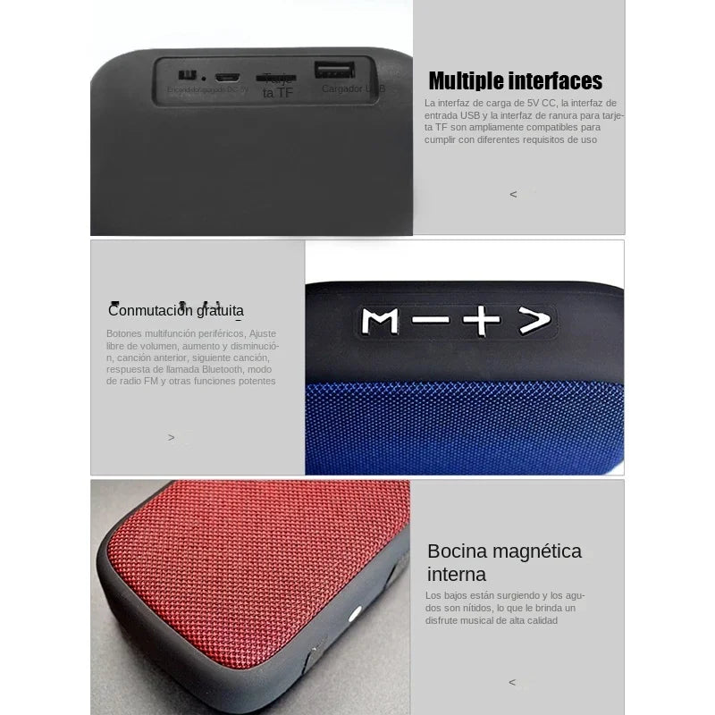 Wireless Bluetooth Speaker Portable ABS Environmentally Friendly Plastic Computer Bluetooth Mini Stereo Loudspeaker For Outdoor