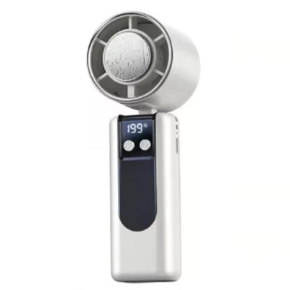 Lenovo 199-speed High-speed Cooling Fan Usb Charging Digital Display Large Wind Turbine Handheld Portable Fan Mini Cooling Fan