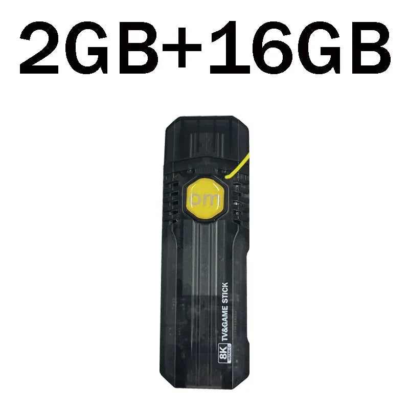 TV Stick OM Android 13 HDR 4K 1080P Amlogic S905L quad-core WiFi 4G 8GB 128GB Smart streaming Media Player iptv