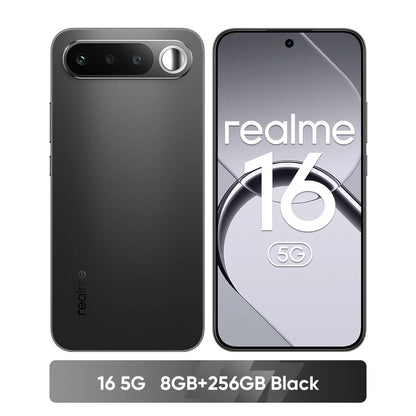 realme 16 5G Smartphone NFC 6.57" 120Hz AMOLED Display Dual 50MP AI Camera 7000mAh Battery 60W Charge IP69 Pro