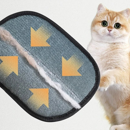 Pet Hair Removal Tool Reusable Static Removal Gloves, Double-Sided Grooming Gloves for Pets, Removes Pet Fur Hair for Carpets