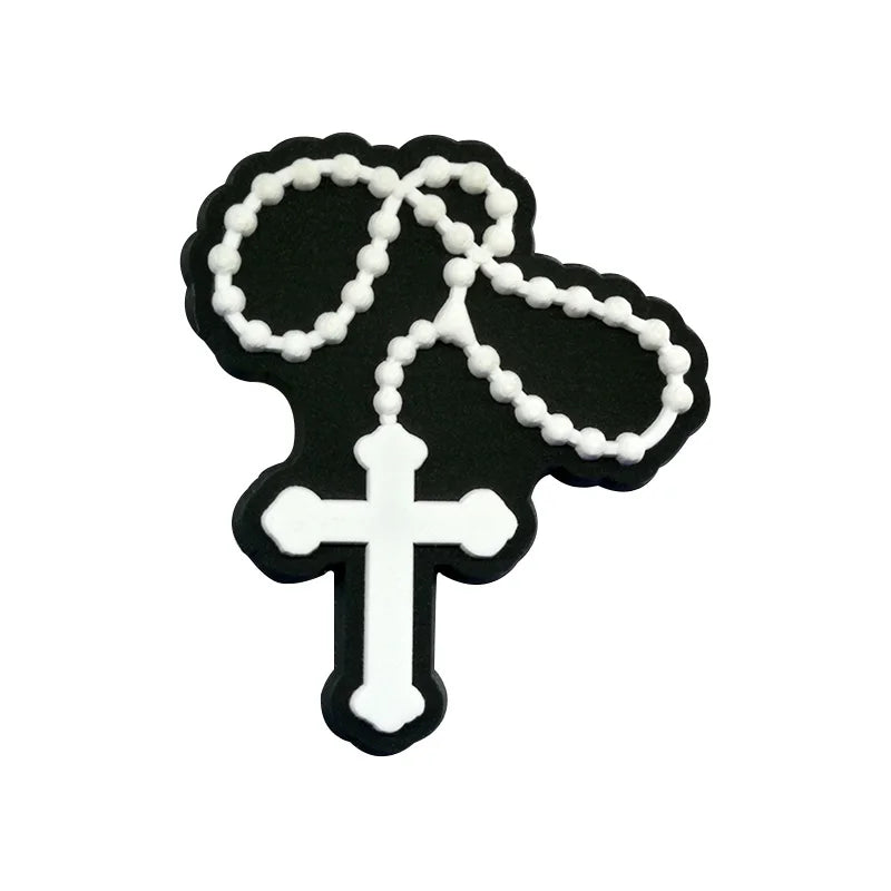 1/9-Piece Angel 67 Shoe Charms, Soccer-Themed Headphone Accessories for Sandals, Dumbbell-Shaped Clogs Gift