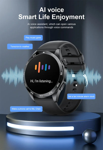 2025 New Blood Pressure Smart Watch Men ECG Monitoring Heart Rate Monitor Women Smartwatch BT Call Fitness Tracker Sport Watches