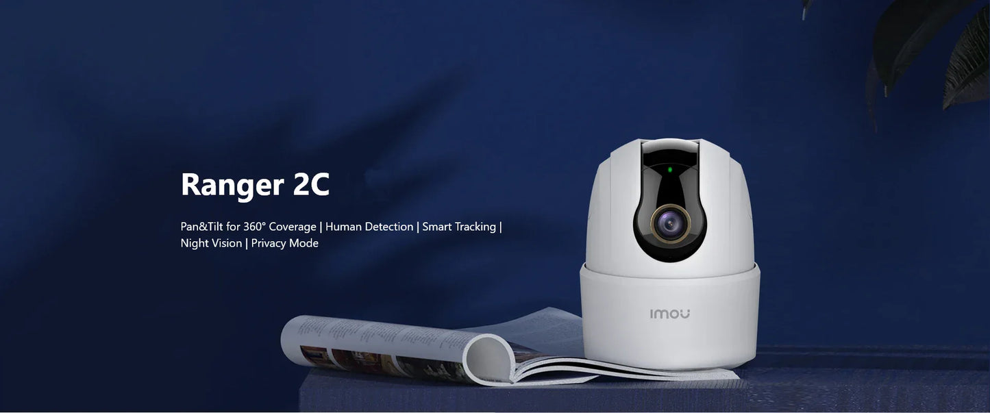IMOU Ranger 2C 5MP Wifi Camera Two-way Talk Surveillance Security 360° Coverage Portection Night Vision Smart Tracking Camera