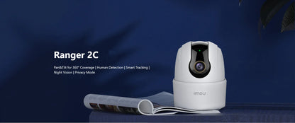 IMOU Ranger 2C 5MP Wifi Camera Two-way Talk Surveillance Security 360° Coverage Portection Night Vision Smart Tracking Camera