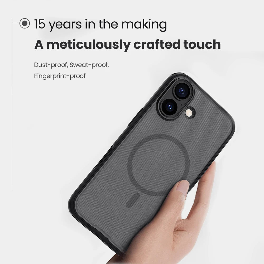 Nillkin For iPhone 17 Pro Max 17 Air iPhone 16 Pro Max 16 Plus Magnetic Shield Pro Phone Case Anti Fingerprint Back Cover