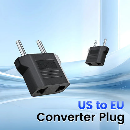 3/5/10Pcs US to EU Converter Plug 4mm/4.8mm Electrical Socket Plugs Adapters American China Europe Plug Adapter Converter Socket