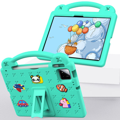 Cute Bear EVA Case For Official Xiaomi Pad 8 7 Pro 2025 11.2 Built-in Kickstand Kids Funda Cover Shockproof With Portable Holder